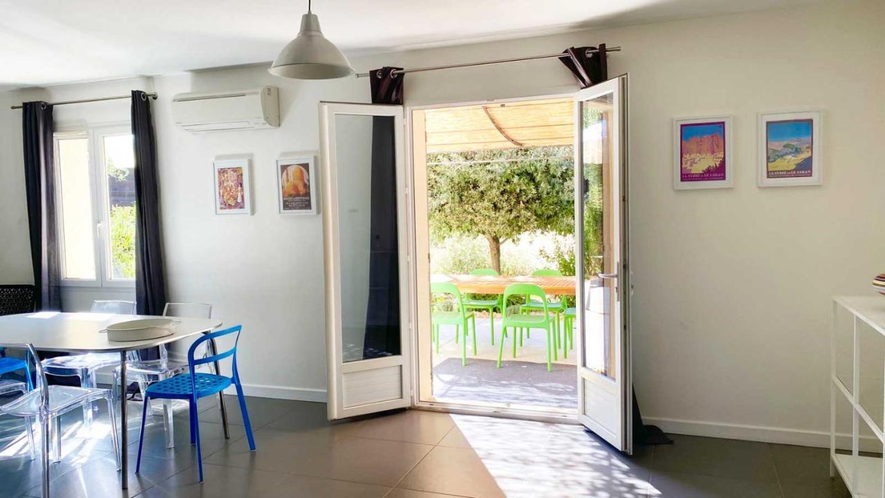 Villa Spacieuse Avec Terrasse Et Vue Mont Ventoux Entrechaux Екстериор снимка